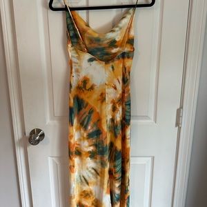 White Fox Boutique tie dye dress